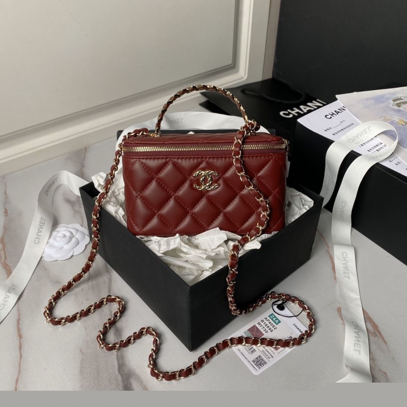 Ch*el cosmetic bags